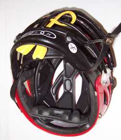 Inside a Lacrosse Helmet