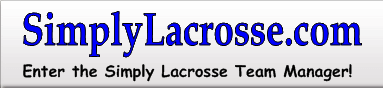Simply Lacrosse Team Manager Entry